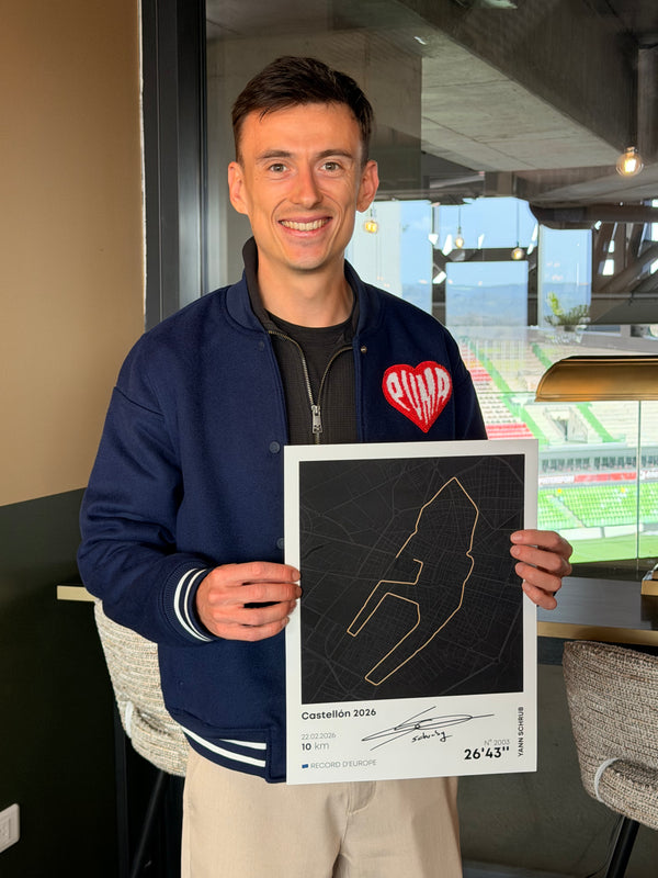 Yann Schrub — Record d'Europe du 10km