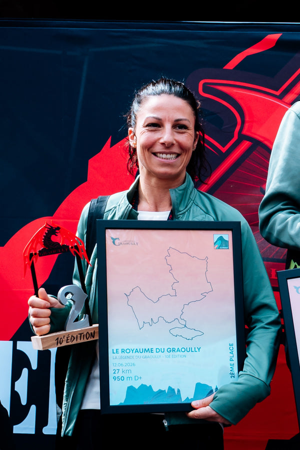 Collaboration ULTRACE — affiche sportive personnalisée pour événements