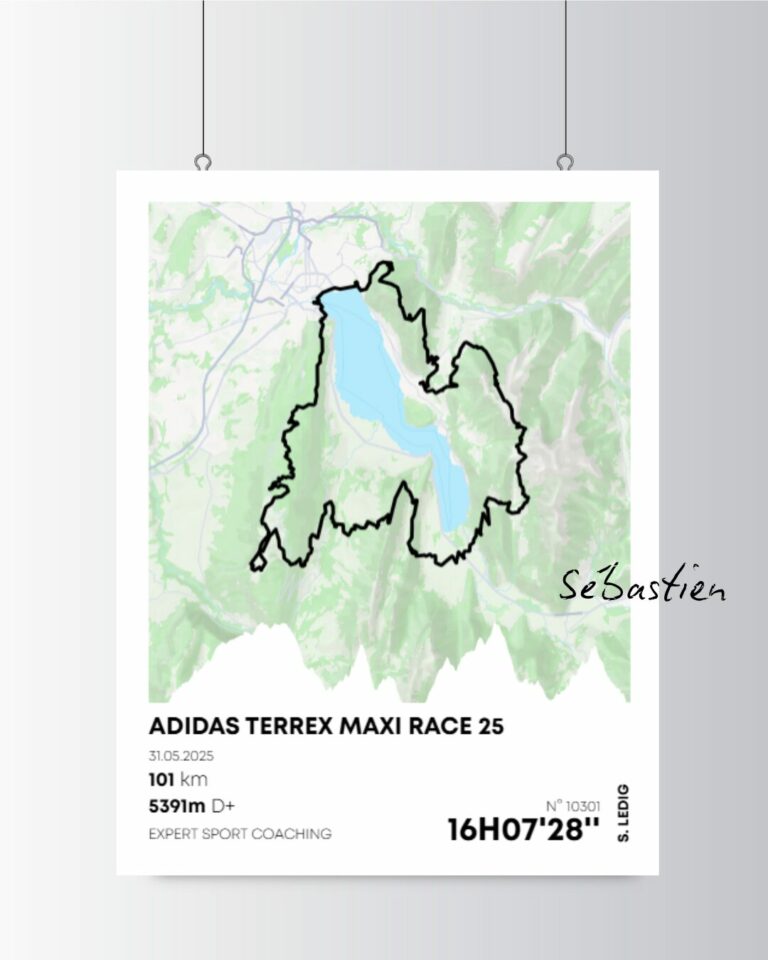 Création poster design Adidas Terrex MaxiRace